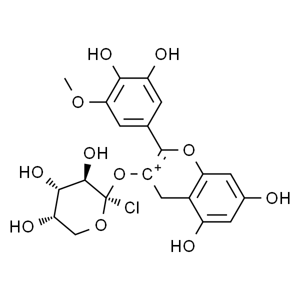 氯化矮牵牛素-3-O-阿拉伯糖苷