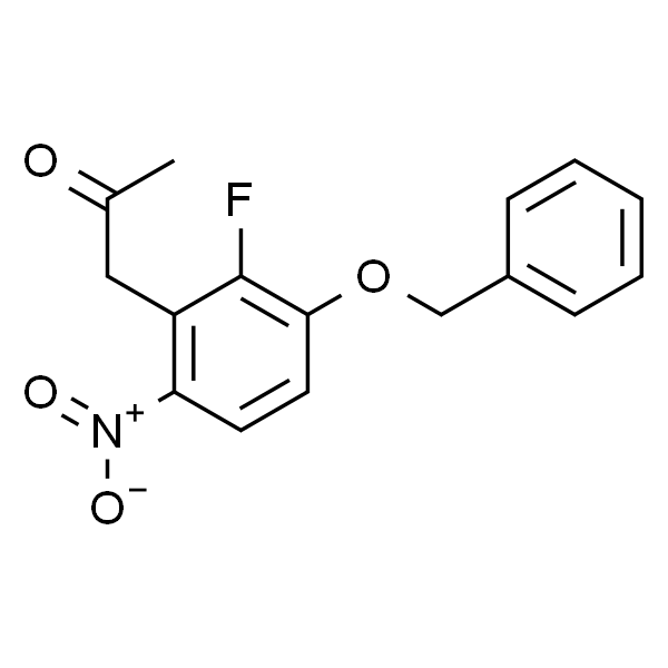 2-乙酰亚甲基-3-氟-4-苄氧基硝基苯