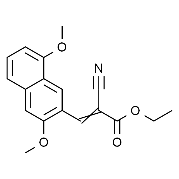 2-氰基-3-(3,8-二甲氧基萘-2-基)丙-2-烯酸乙酯