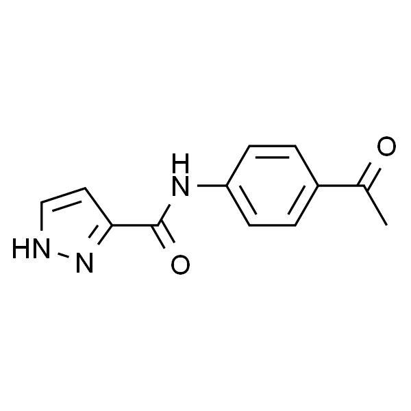 N-(4-乙酰基苯基)-1H-吡唑-3-甲酰胺