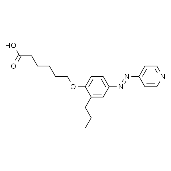 6-[2-正丙基-4-(4-吡啶偶氮)苯氧基]己酸