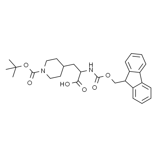 (2S)-2-(9H-芴-9-基甲氧羰基氨基)-3-[1-[(2-甲基丙烷-2-基)氧羰基]哌啶-4-基]丙酸