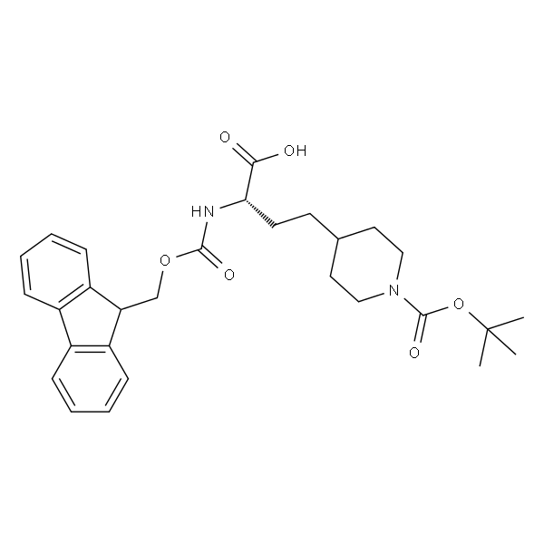 (S)-1-Boc-Alpha-(Fmoc-氨基)-4-哌啶丁酸