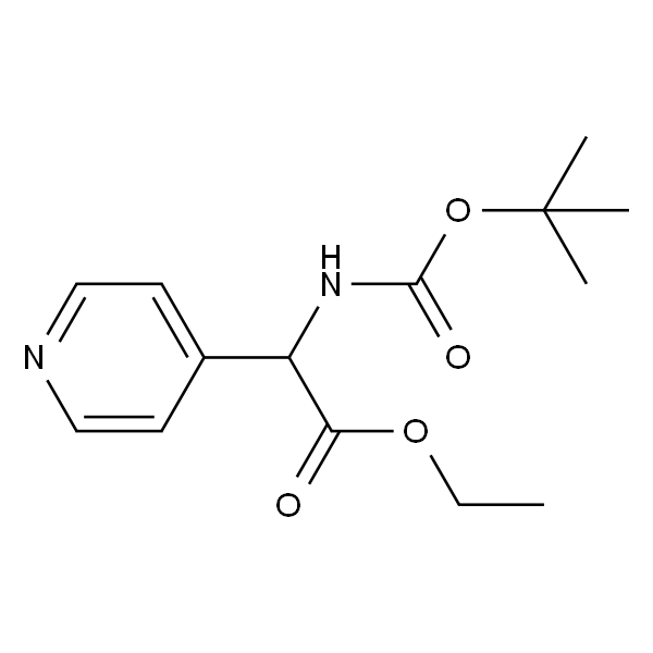 2-((叔丁氧羰基)乙基氨基)-2-(吡啶-4-基)乙酸酯