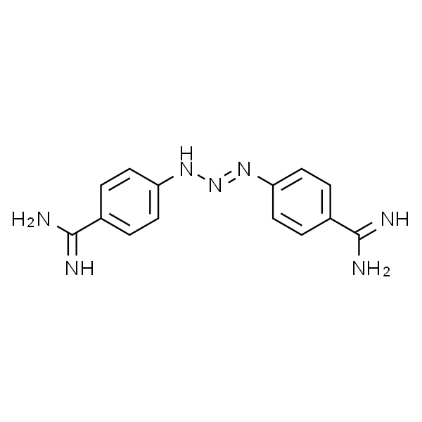4,4'-(三唑-1-烯-1,3-二基)二苯甲脒二盐酸盐