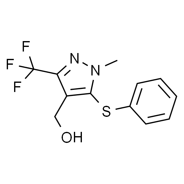 [1-Methyl-5-(phenylsulfanyl)-3-(trifluoromethyl)-1H-pyrazol-4-yl]methanol