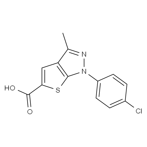 1-(4-氯苯基)-3-甲基-1H-噻吩并[2,3-c]吡唑-5-羧酸
