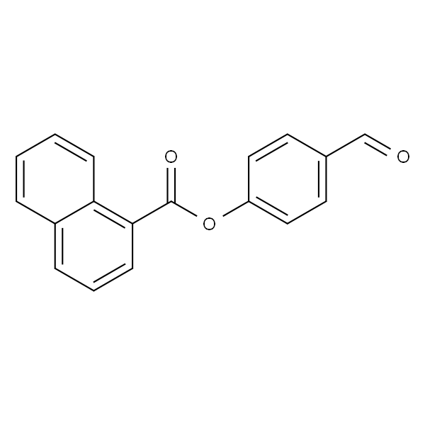 4-甲酰基苯基1-萘甲酸酯
