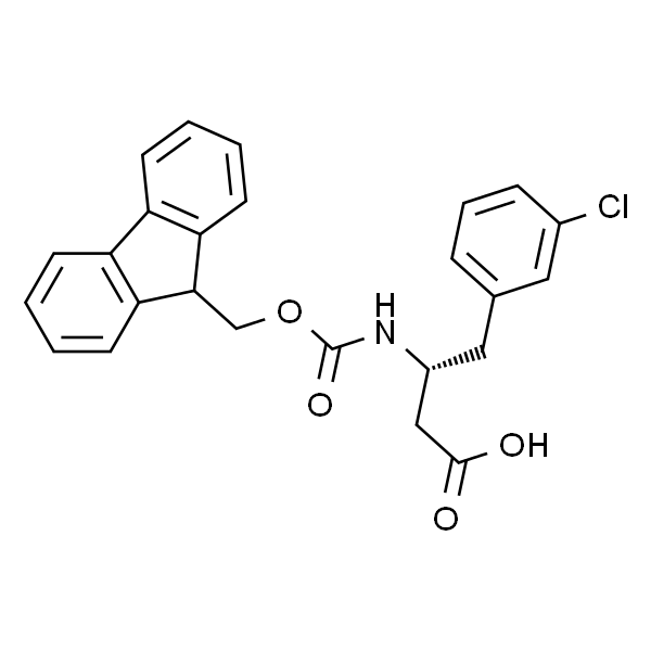Fmoc-(R)-3-氨基-4-(3-氯苯基)-丁酸