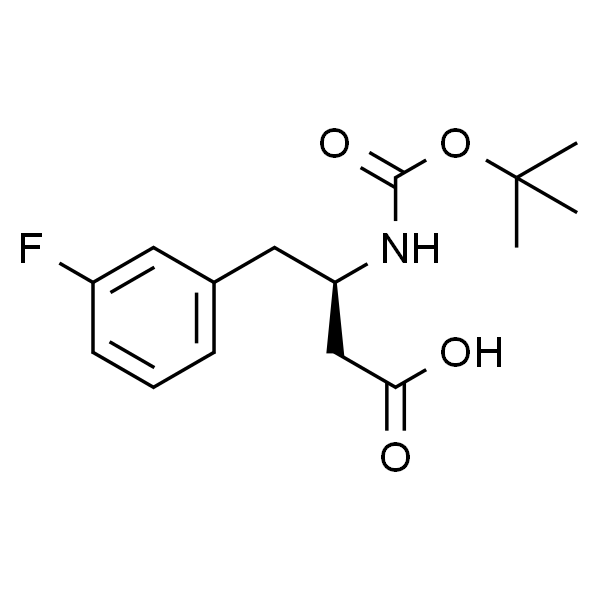 BOC-(R)-3-氨基-4-(3-氟苯基)-丁酸