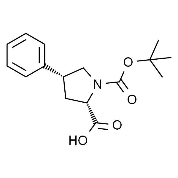 (2S,4R)-N-叔丁氧羰基-4-苯基吡咯烷-2-甲酸