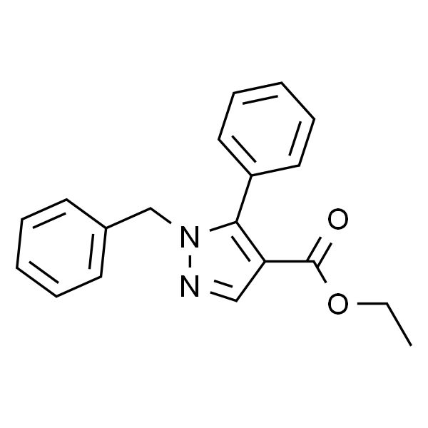 1-苄基-5-苯基-1H-吡唑-4-甲酸乙酯