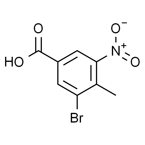 3-溴-4-甲基-5-硝基苯甲酸
