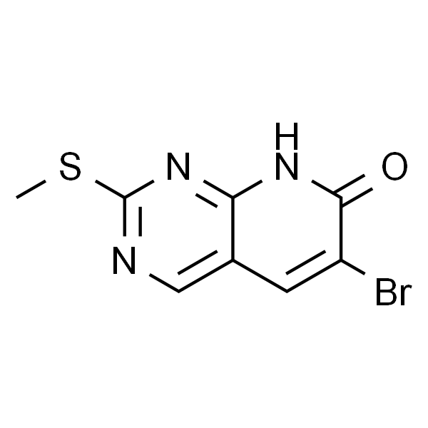6-溴-2-(甲硫基)吡啶并[2,3-d]嘧啶-7(8H)-酮