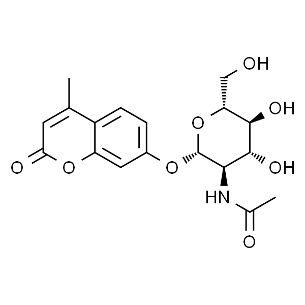 4-甲基香豆素-2-乙酰氨基-2-脱氧-β-D-吡喃葡萄糖苷