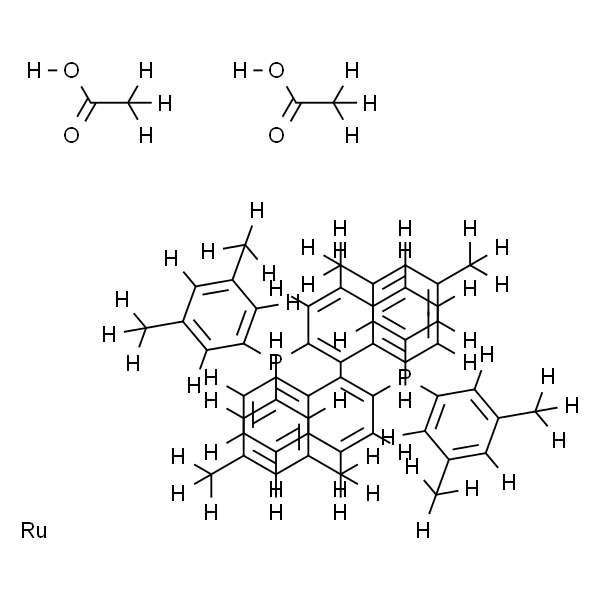 Diacetato{(R)-(+)-2,2'-bis[di(3,5-xylyl)phosphino]-1,1'-binaphthyl}ruthenium(II)