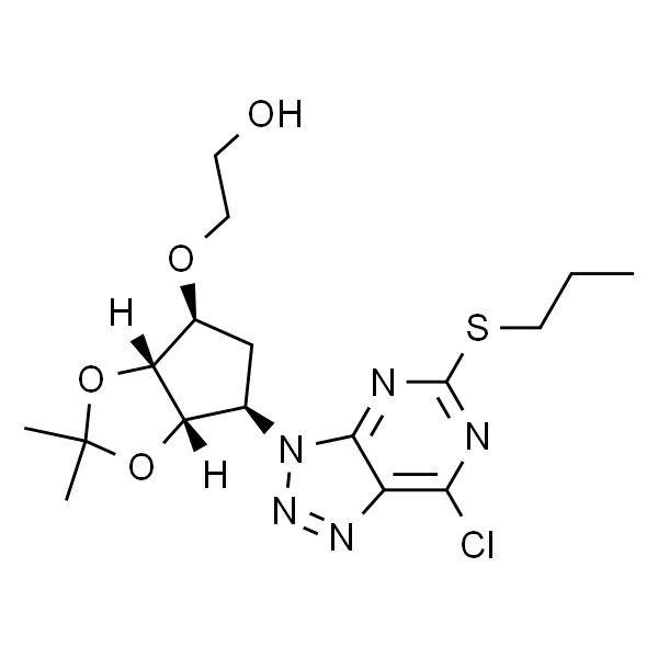 2-(((3aR,4S,6R,6aS)-6-(7-Chloro-5-(propylthio)-3H-[1,2,3]triazolo[4,5-d]pyrimidin-3-yl)-2,2-dimethyltetrahydro-3aH-cyclopenta[d][1,3]dioxol-4-yl)oxy)ethanol