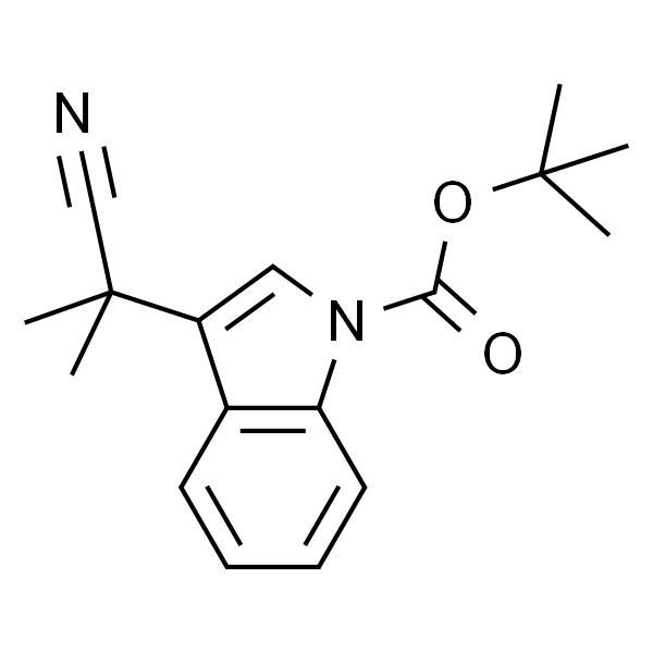 3-(1-氰基-1-甲基乙基)-3-(1-氰基-1-甲基乙基)-1H-吲哚-1-羧酸-1,1-二甲基乙酯