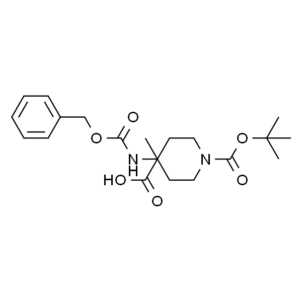4-[[(苯基甲氧基)羰基]氨基]-1,4-哌啶二羧酸 1-(1,1-二甲基乙基) 4-甲酯