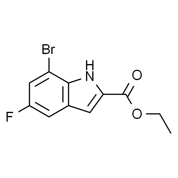 7-溴-5-氟-1H-吲哚-2-羧酸乙酯