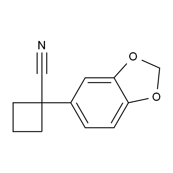 1-(苯并[d][1,3]二氧戊环-5-基)环丁烷-1-甲腈