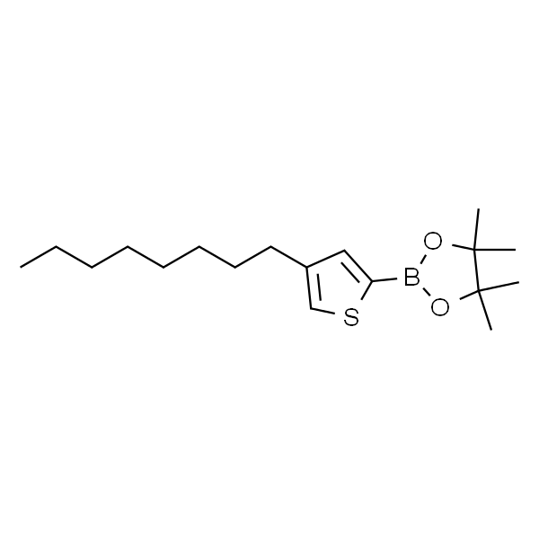 4-N-辛基-2-(4,4,5,5-四甲基-1,3,2-二氧硼烷-2-基)噻吩