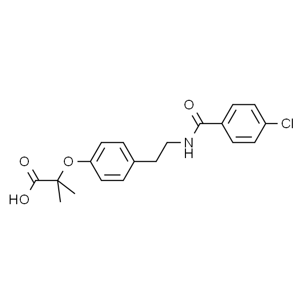 2-(4-(2-(4-氯苯甲酰胺)乙基)苯氧基)-2-甲基丙酸