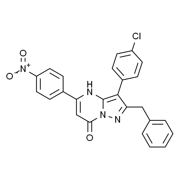 2-苄基-3-(4-氯苯基)-5-(4-硝基苯基)吡唑并[1,5-a]嘧啶-7(4H)-酮