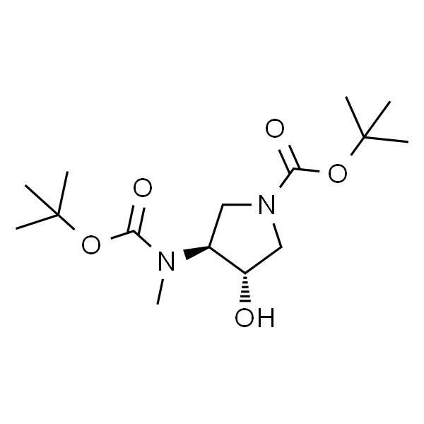 (3S,4S)-3-((叔丁氧羰基)(甲基)氨基)-4-羟基吡咯烷-1-羧酸叔丁酯