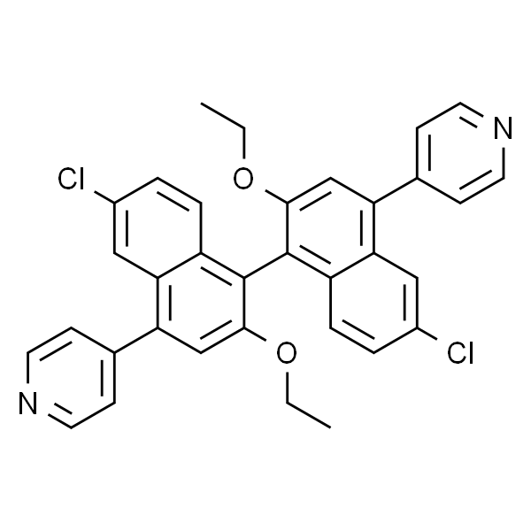 4,?4'-?[(1R)?-?6,?6'-Dichloro-?2,?2'-?diethoxy[1,?1'-?binaphthalene]?-?4,?4'-?diyl]?bispyridine