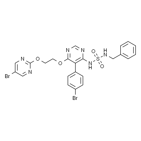 N-[5-(4-溴苯基)-6-[2-[(5-溴-2-嘧啶基)氧基]乙氧基]-4-嘧啶基]-N''-(苯基甲基)磺酰胺