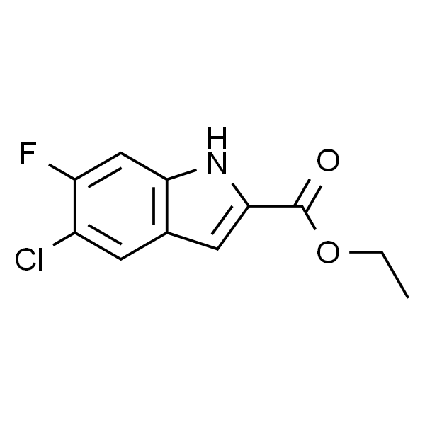 5-氯-6-氟-1H-吲哚-2-羧酸乙酯