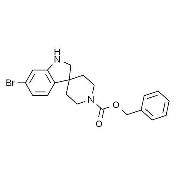 6-溴螺[吲哚-3,4'-哌啶]-1'-羧酸苄酯
