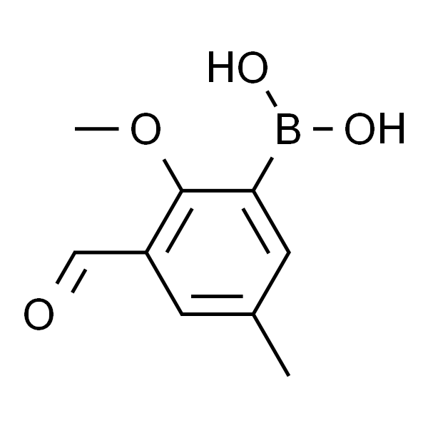 3-甲酰基-2-甲氧基-5-甲基苯基硼酸