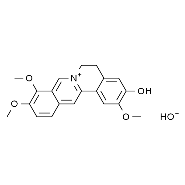 Dibenzo[a,g]quinolizinium, 5,6-dihydro-3-hydroxy-2,9,10-trimethoxy-, hydroxide (9CI)