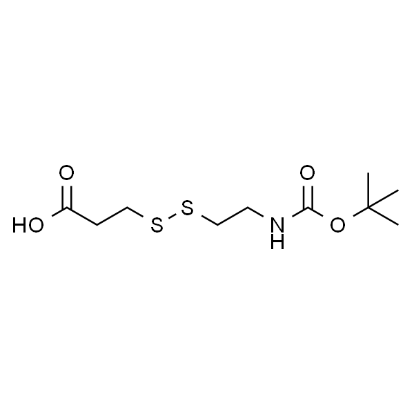 3-((2-((叔丁氧基羰基)氨基)乙基)二硫基)丙酸