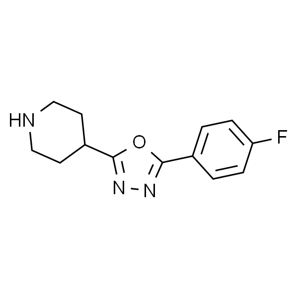 4-[5-(4-氟苯基)-1,3,4-恶二唑-2-基]哌啶