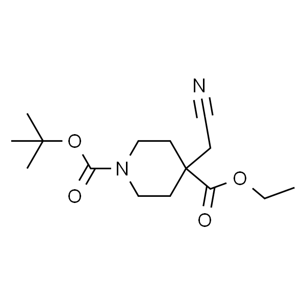 4-(氰基甲基)-1,4-哌啶二羧酸-1-(1,1-二甲基乙基)4-乙酯