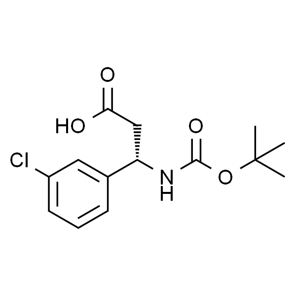 boc-(s)-3-氨基-3-(3-氯苯基)-丙酸