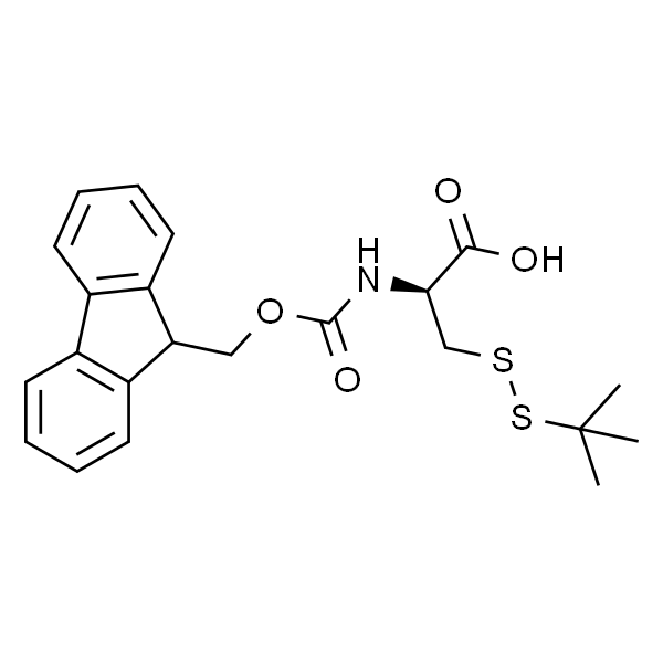 N-(((9H-芴-9-基)甲氧基)羰基)-S-(叔丁硫基)-D-半胱氨酸