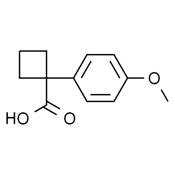 1-(4-甲氧基苯基)环丁烷-1-羧酸