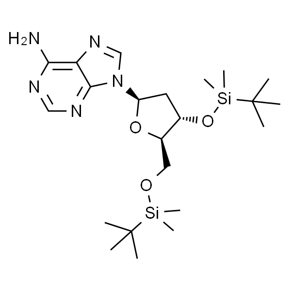 9-((2R,4S,5R)-4-((叔丁基二甲基硅烷基)氧基)-5-(((叔丁基二甲基硅烷基)氧基)甲基)四氢呋喃-2-基)-9H-嘌呤-6-胺