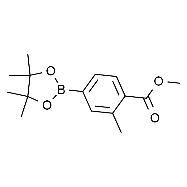 2-甲基-4-(4,4,5,5-四甲基-1,3,2-二氧硼杂环戊烷-2-基)苯甲酸甲酯