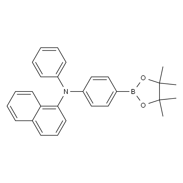N-苯基-N-(4-(4,4,5,5-四甲基-1,3,2-二氧杂硼杂环戊烷-2-基l)苯基l)萘-1-胺