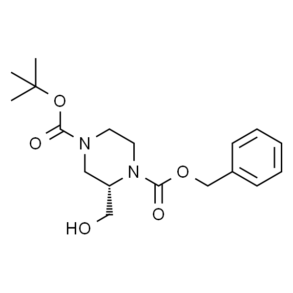 (S)-1-苄基 4-叔丁基 2-(羟甲基)哌嗪-1,4-二羧酸酯
