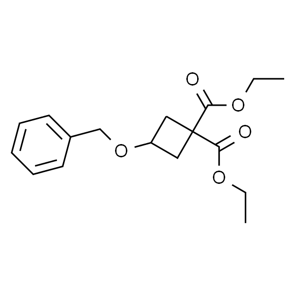 3-(苄氧基)环丁烷-1,1-二甲酸二乙酯