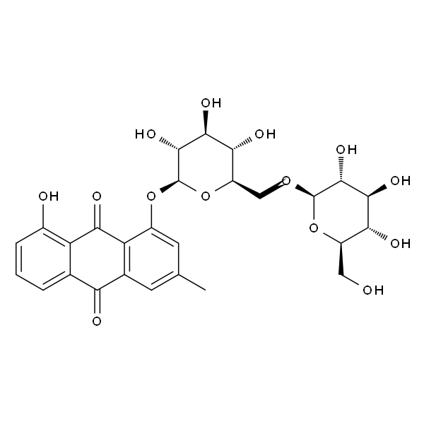 大黄酚-1-O-β-龙胆二糖苷