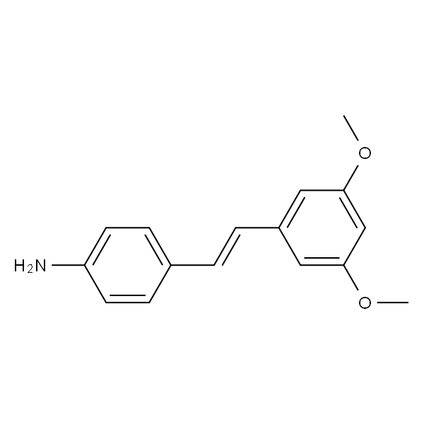 (E)-4-(3,5-二甲氧基苯乙烯基)苯胺