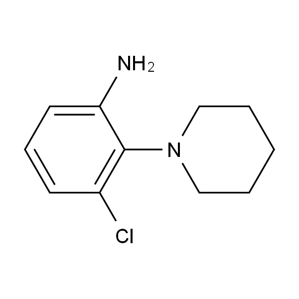 2-(1-哌啶基)-3-氯苯胺