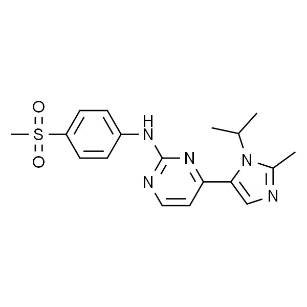 4-[2-甲基-1-异丙基-1H-咪唑-5-基]-N-[4-(甲磺酰基)苯基]-2-嘧啶胺